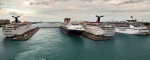 Prince George Wharf in Nassau Harbor