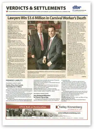 Article about Caraffa case from Daily Business Review