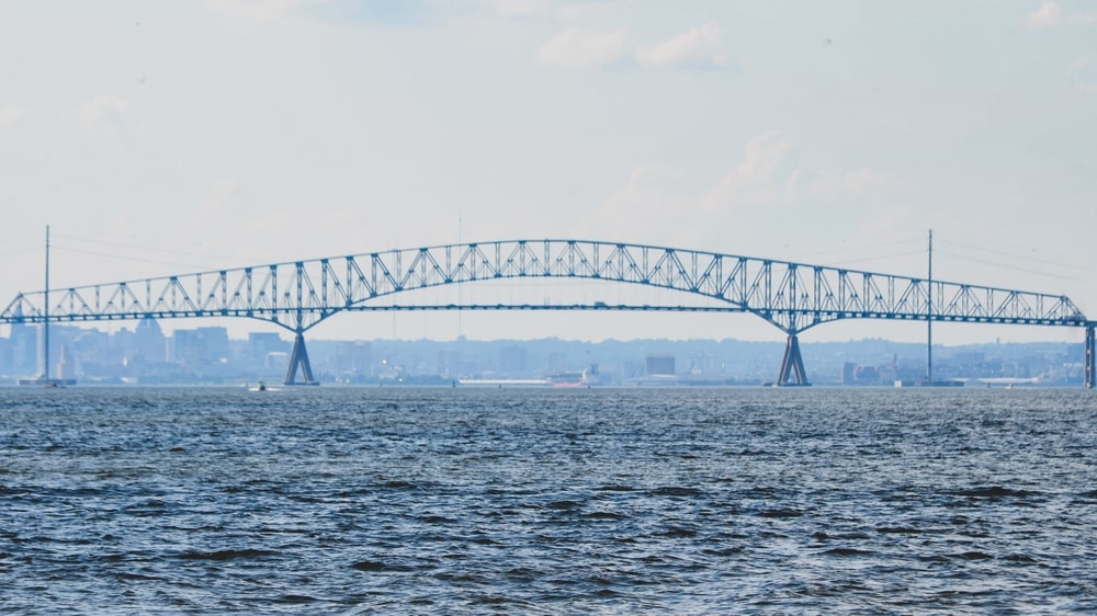 Baltimore Bridge In Landscape View