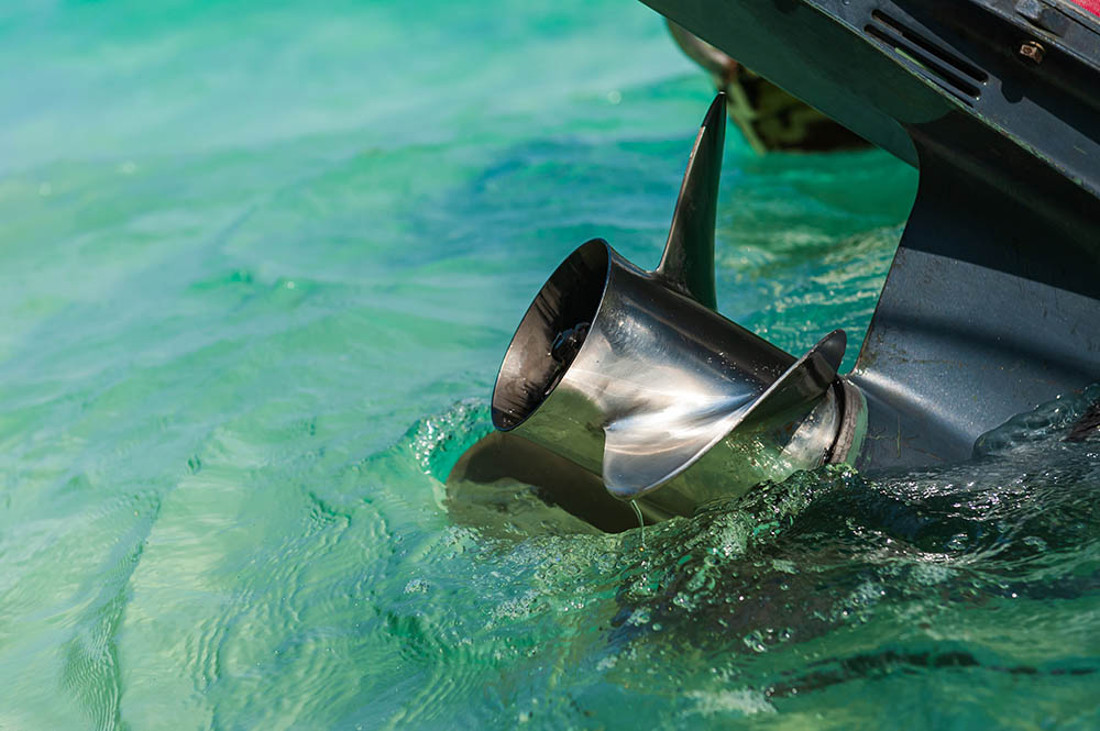 Photo of a Boat Propeller