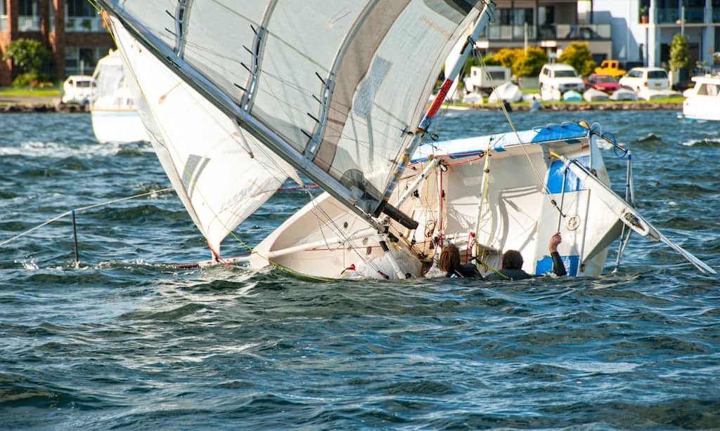 Boat Drowning In Water