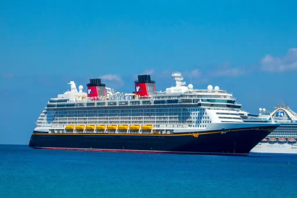 View Of A Cruise Ship