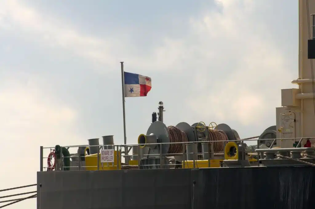 Ship With a Flag Of Panama
