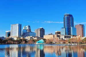 downtown orlando city skyline